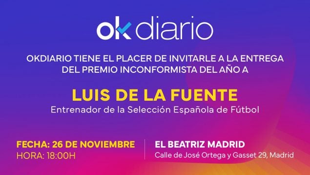 Premio Inconformista del año OKDIARIO