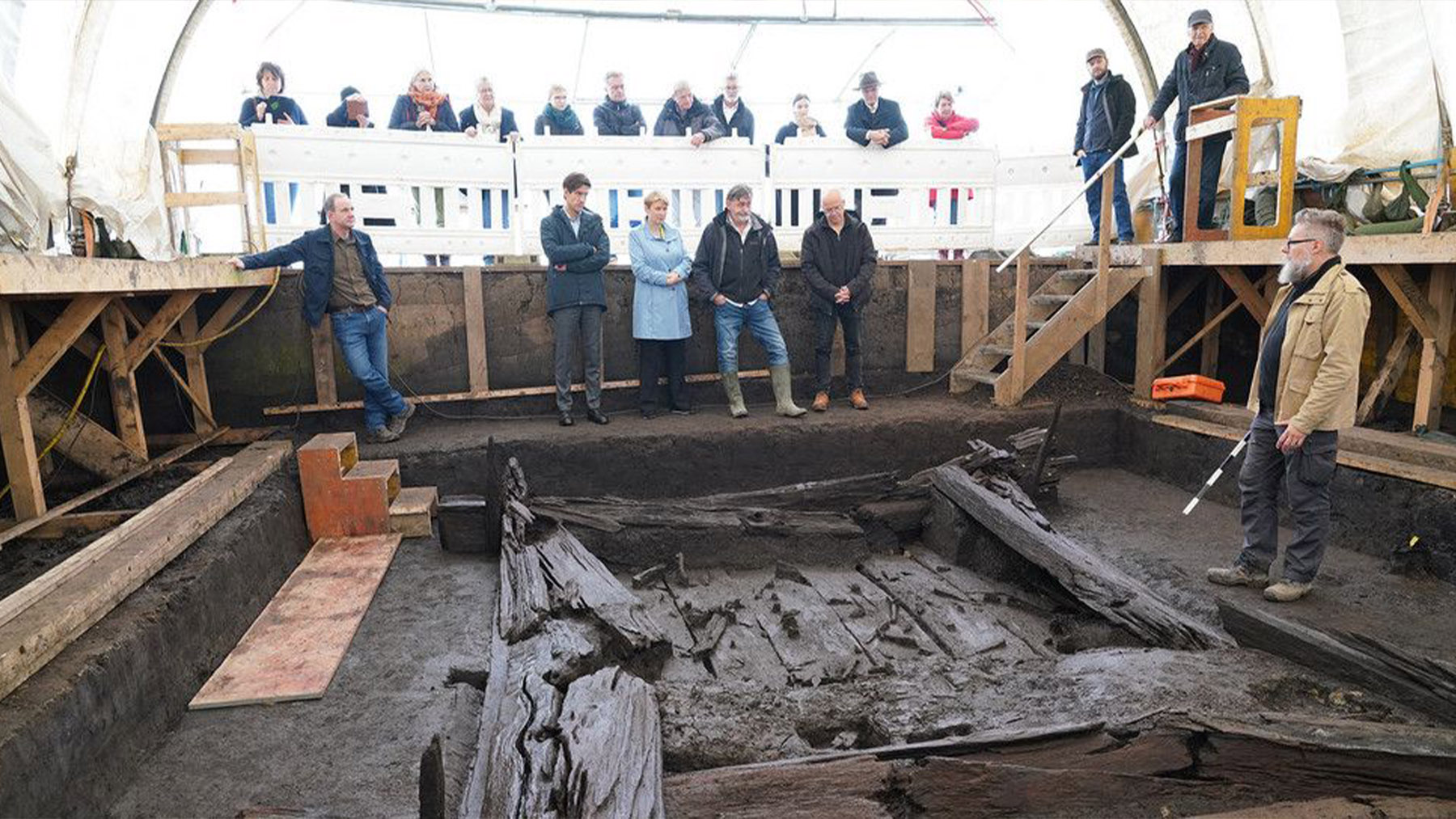 Cámara funeraria celta. Foto:  Oficina Estatal para la Conservación de Monumentos del Consejo Regional de Stuttgart