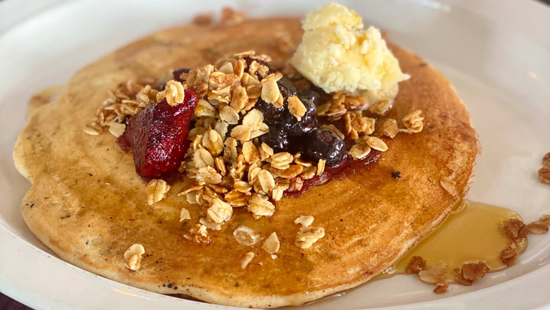 Crepes de avena y almendras.