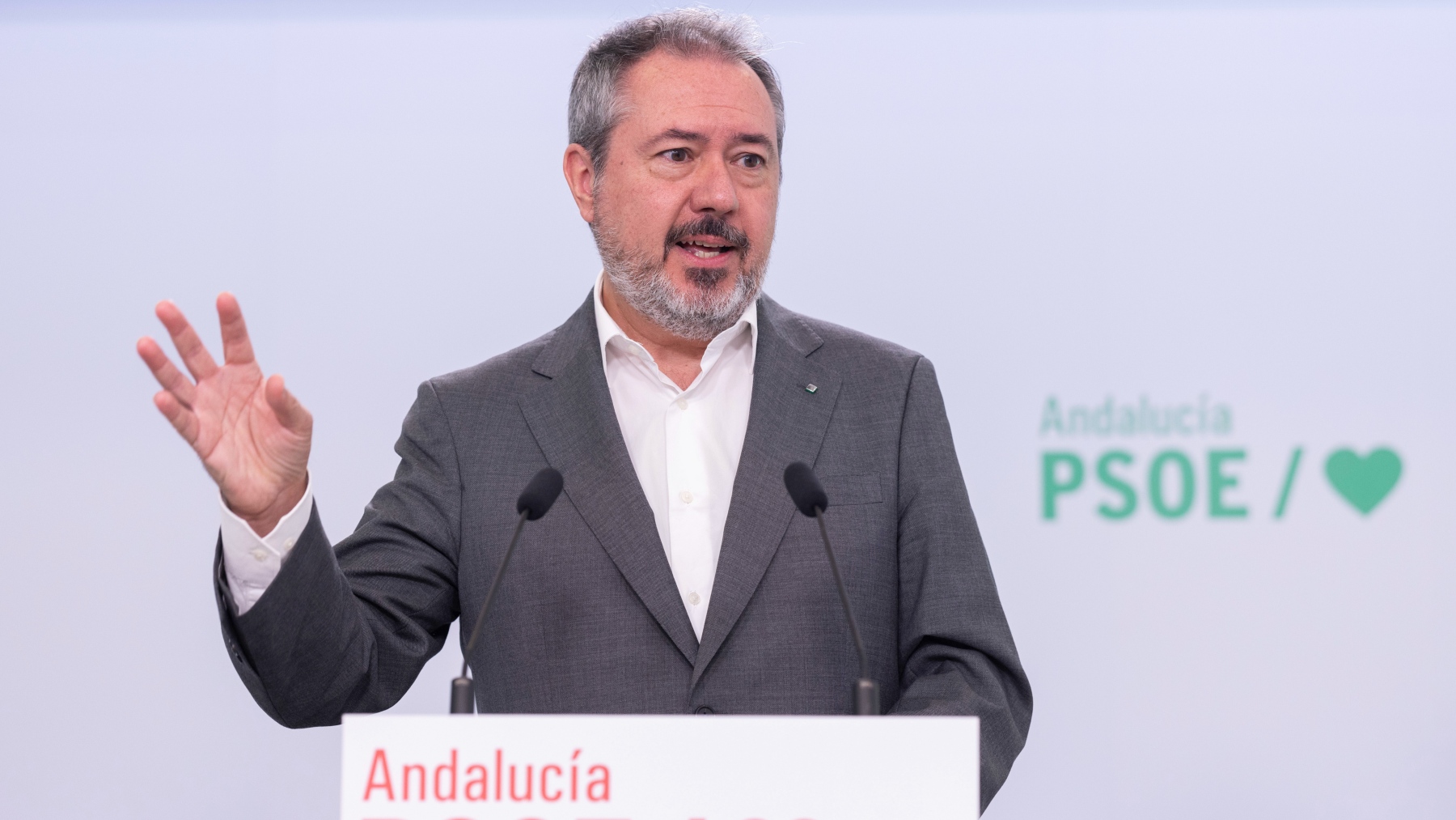 El secretario general del PSOE-A, Juan Espadas.