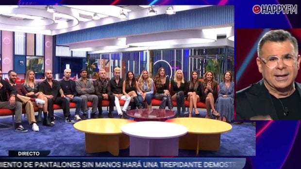 Jorge Javier Vázquez habla con los concursantes de la casa de Gran Hermano (Mediaset).