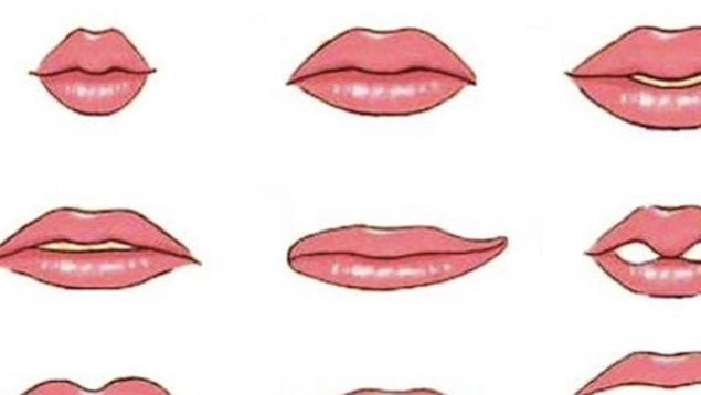 Test de psicología, labios