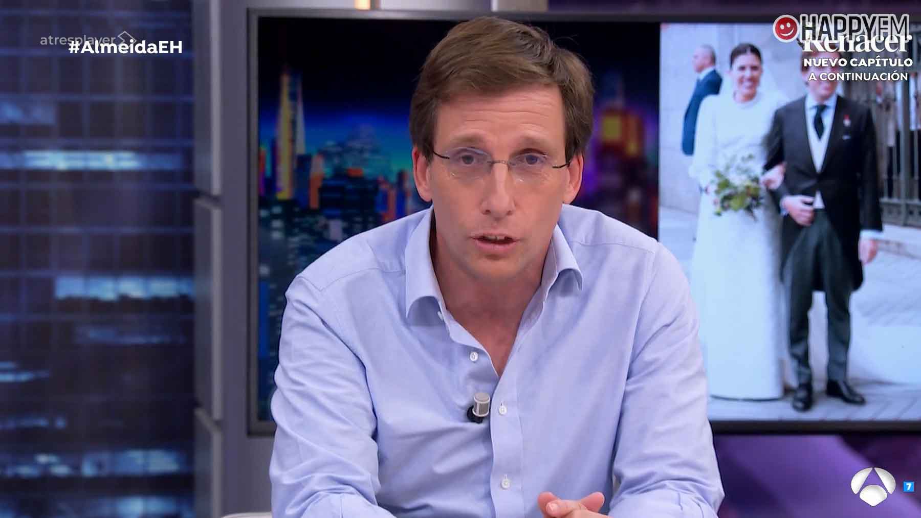 José Luis Martínez-Almeida, alcalde de Madrid, en el plató de El Hormiguero (Atresmedia).