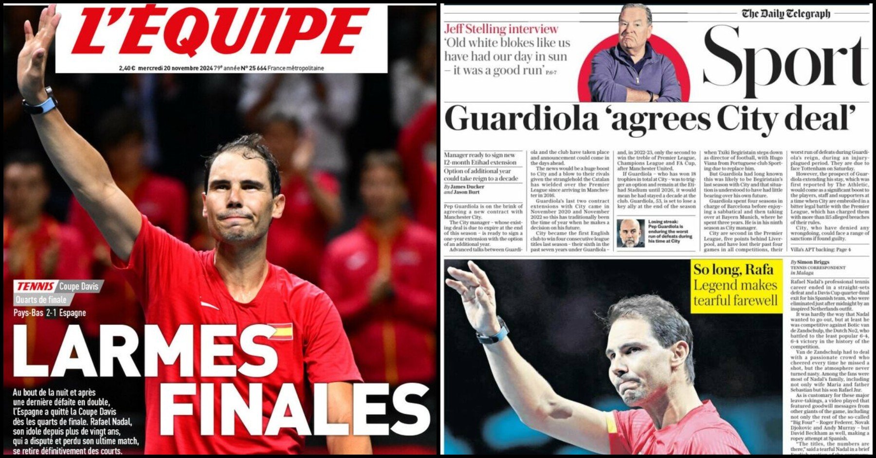 La prensa mundial se rinde a Rafa Nadal.