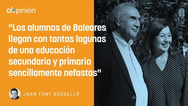 La educación de calidad, pública y en catalán era sinónimo de debacle