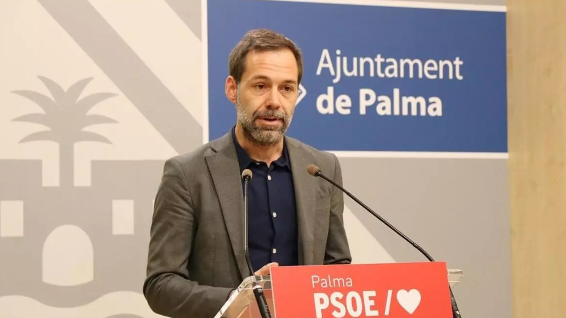 El portavoz socialista en el Ayuntamiento de Palma, Xisco Ducrós.