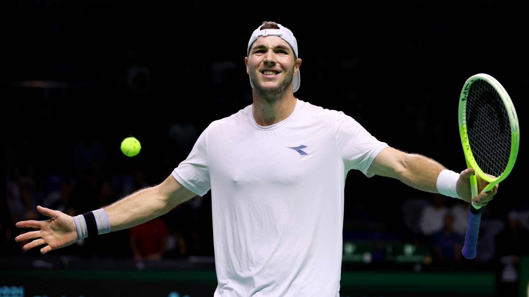 Struff celebra el triunfo de Alemania sobre Canadá. (Getty)