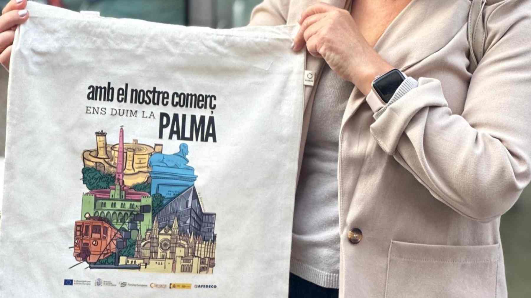 Bolsa de la campaña para revitalizar el comercio local de Palma.