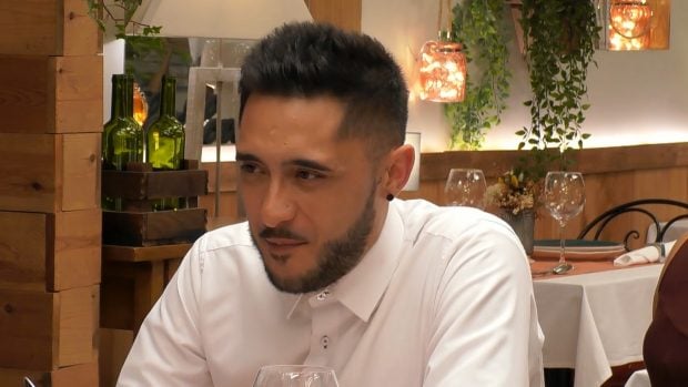 Álvaro en First Dates. (Mediaset)