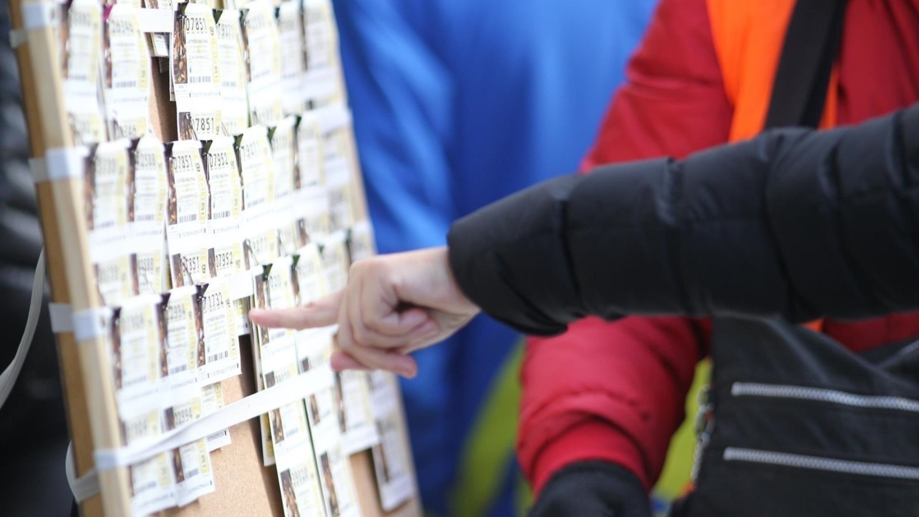 Sorteo de Lotería de Navidad.