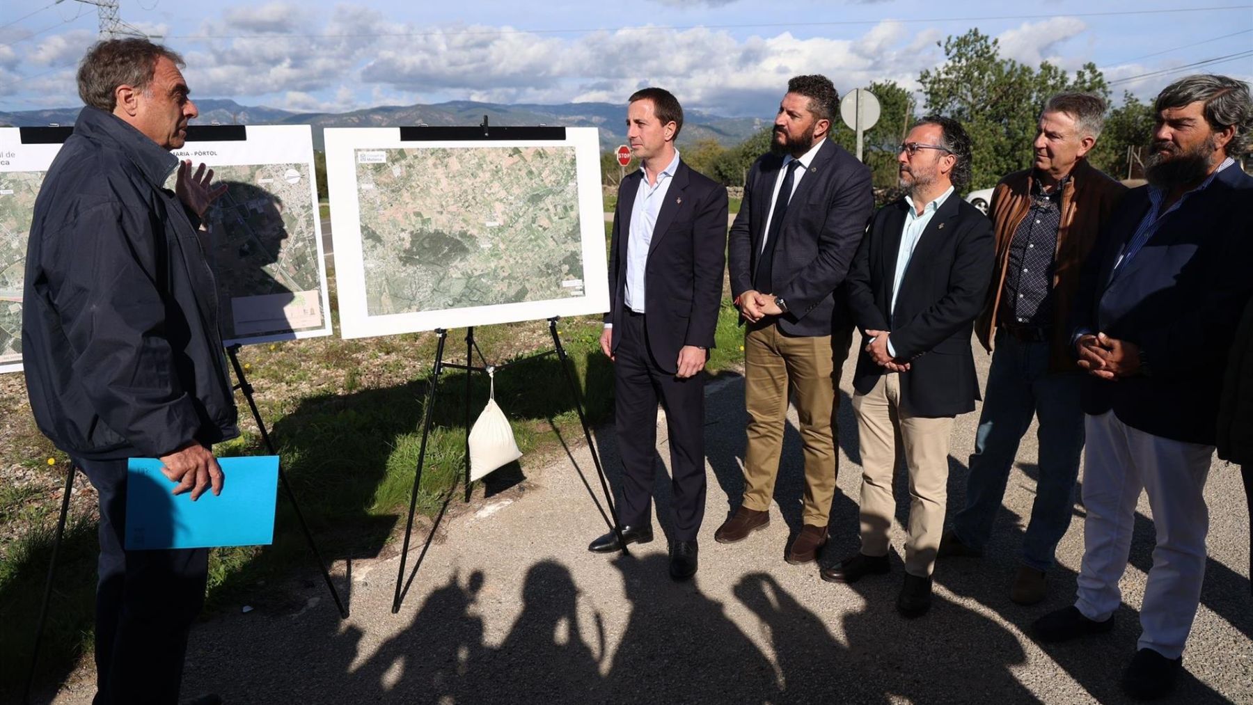 Presentación del vial que unirá Pórtol con Santa Maria.