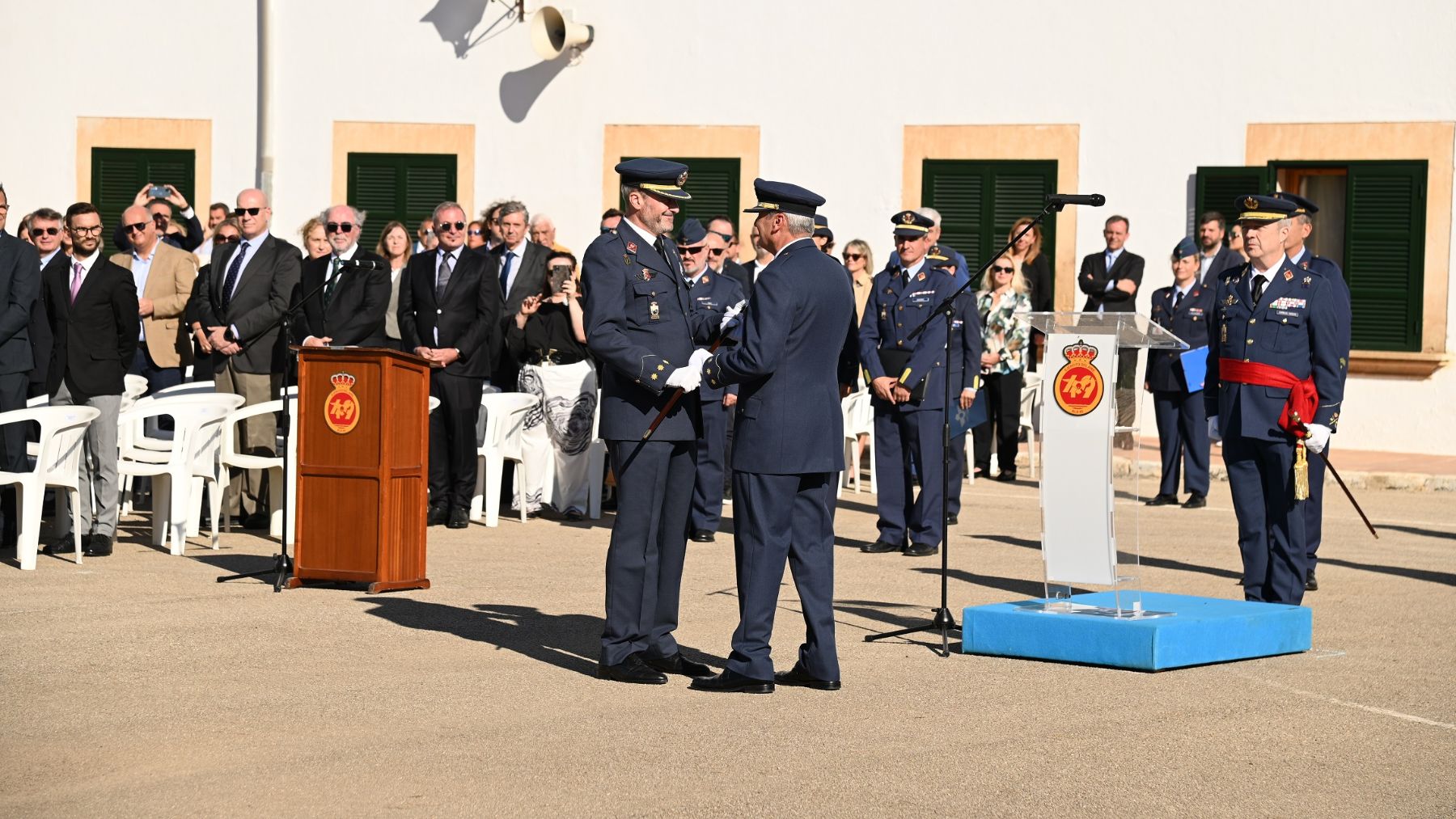 Toma de posesión del coronel D. Carlos de Montemayor Palomar.