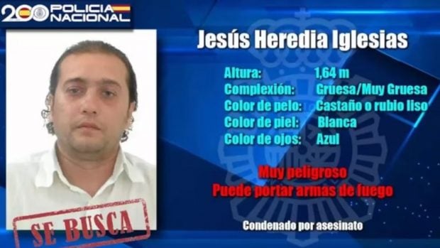 Murcia, fugitivos, prófugos más buscados, asesinato, Murcia, Toledo, Jesús Heredia, Policía Nacional, Talavera de la Reina