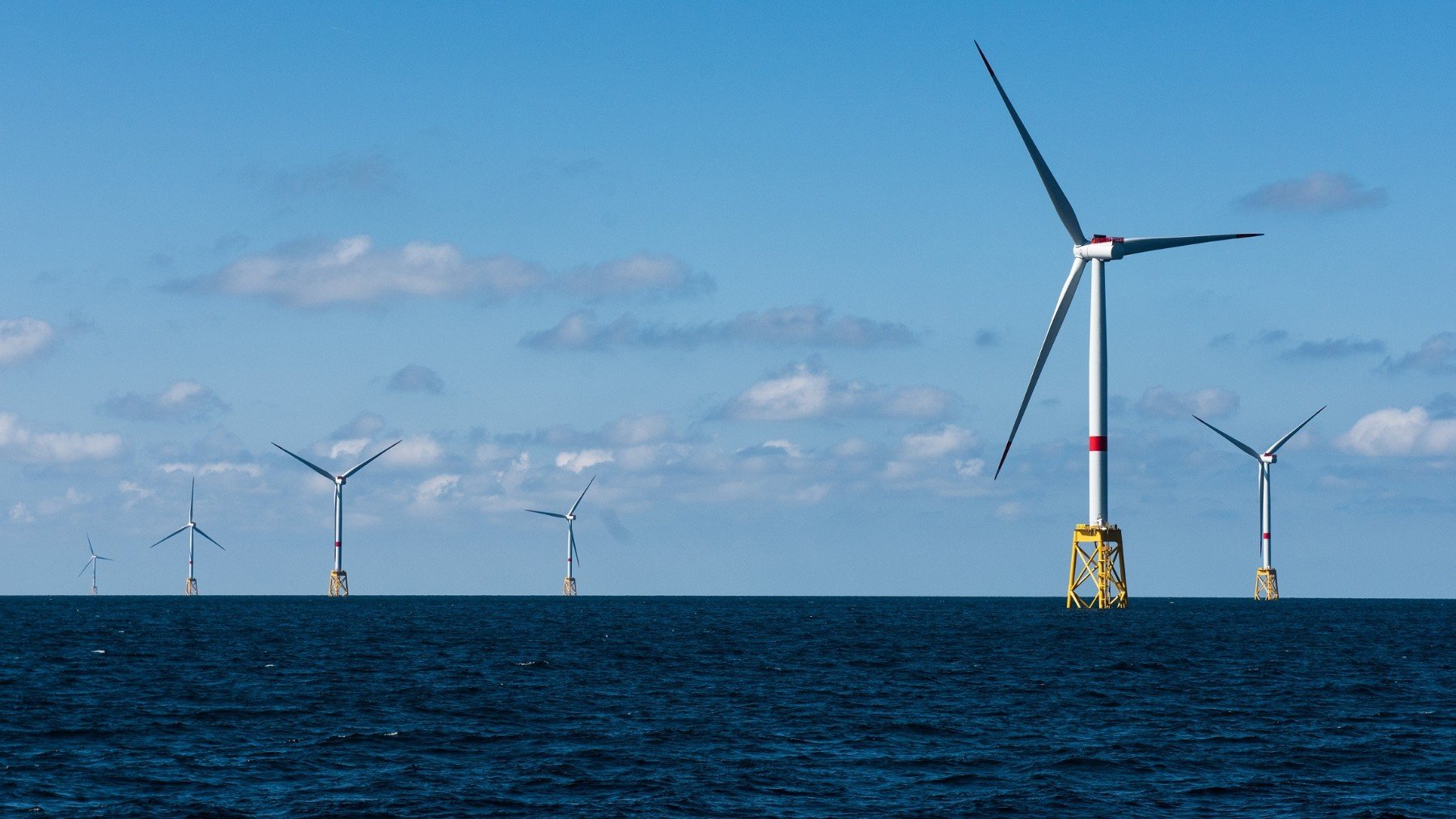 Parque eólico de Iberdrola en Saint Brieuc (Francia)