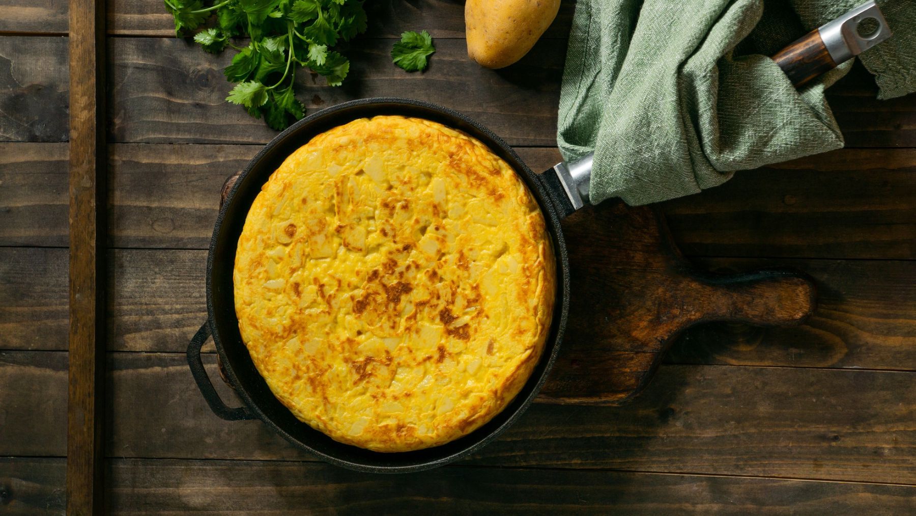 Tortilla de patatas. Foto: Freepik