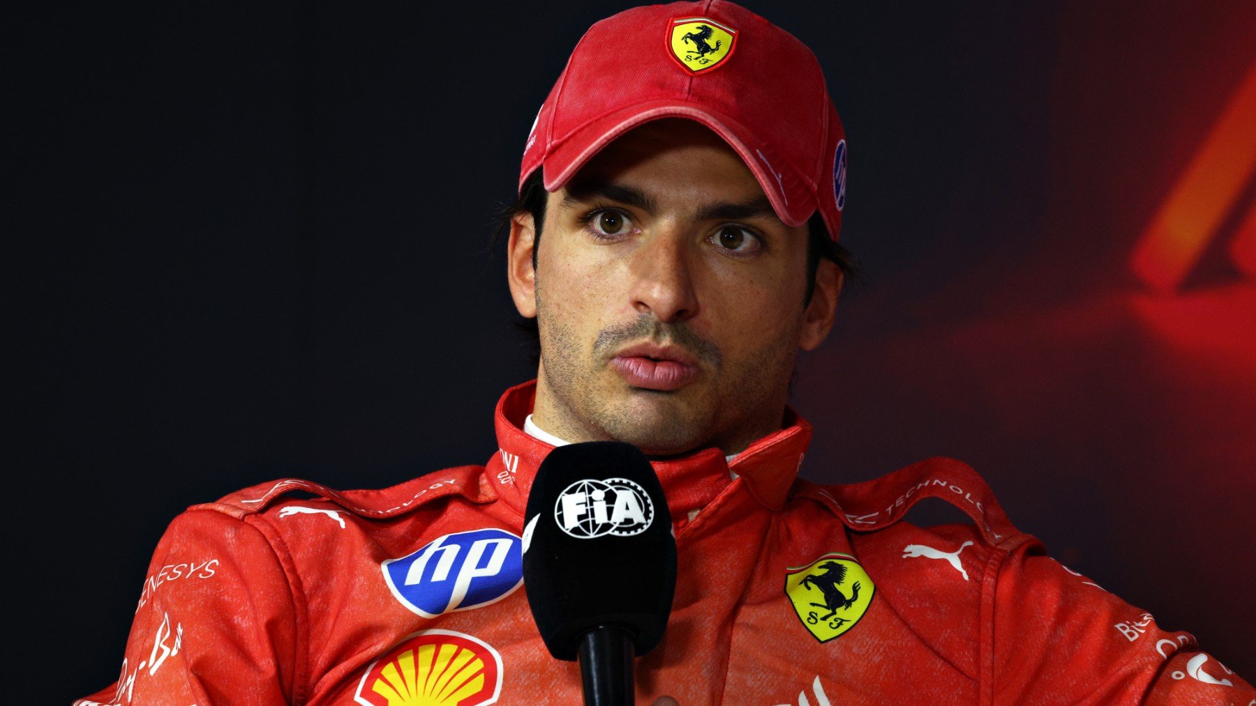 Carlos Sainz, durante el GP de Las Vegas de Fórmula 1. (Getty)