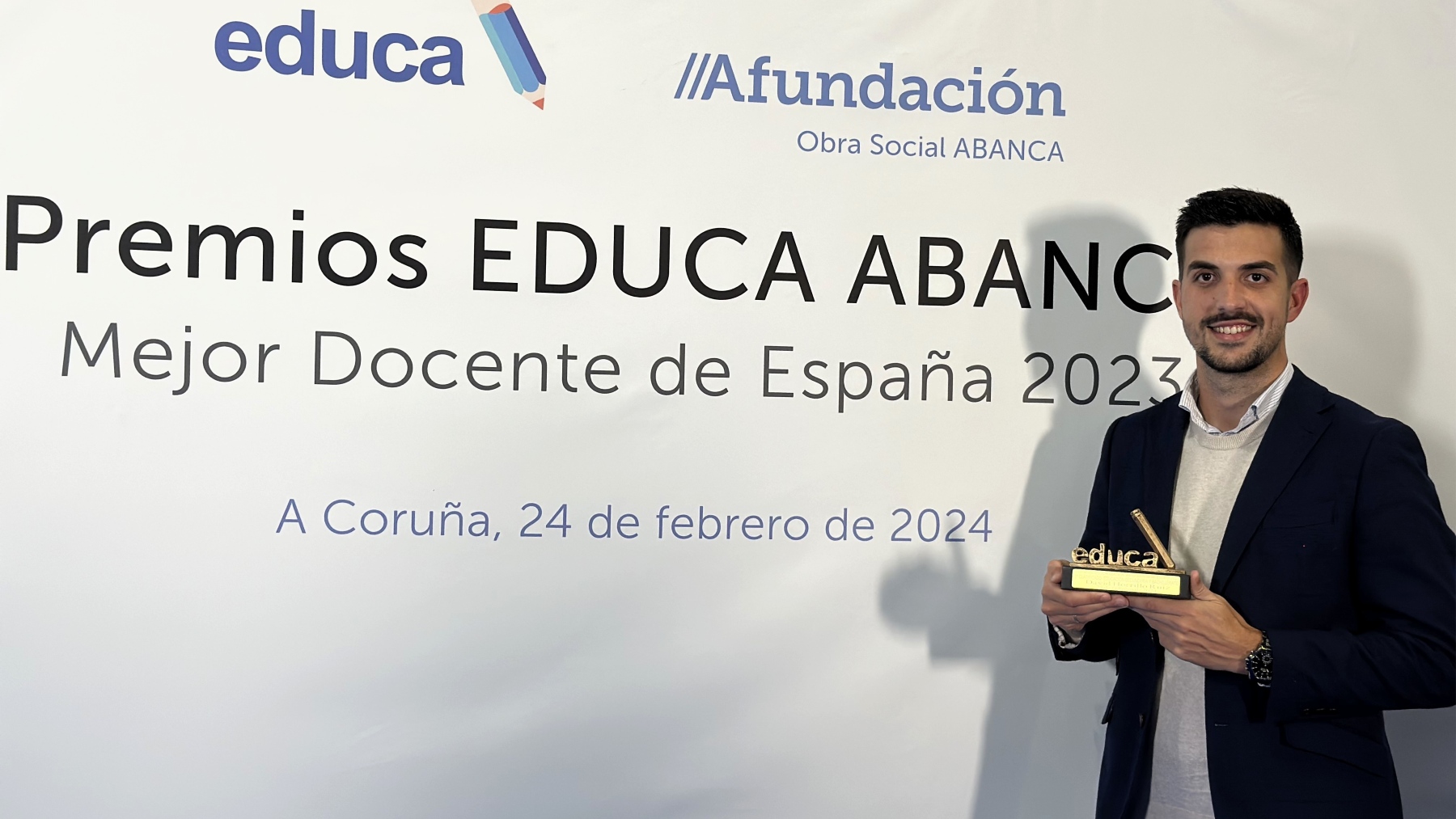 David Horrillo, profesor del colegio Marcelo Spínola de Umbrete (Sevilla).