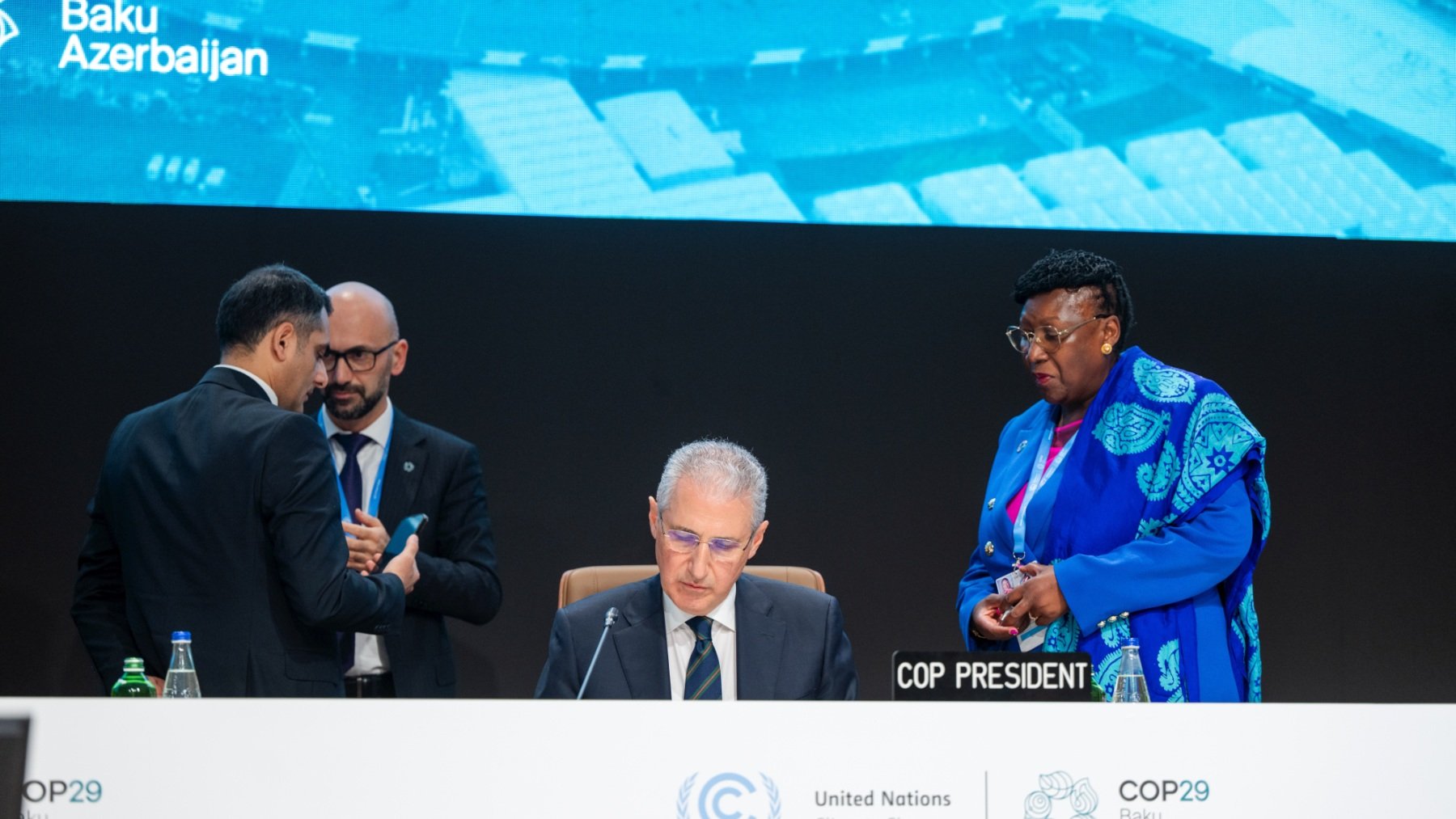 Instantes de la última sesión de la COP29 (Foto: DPA – Europa Press)