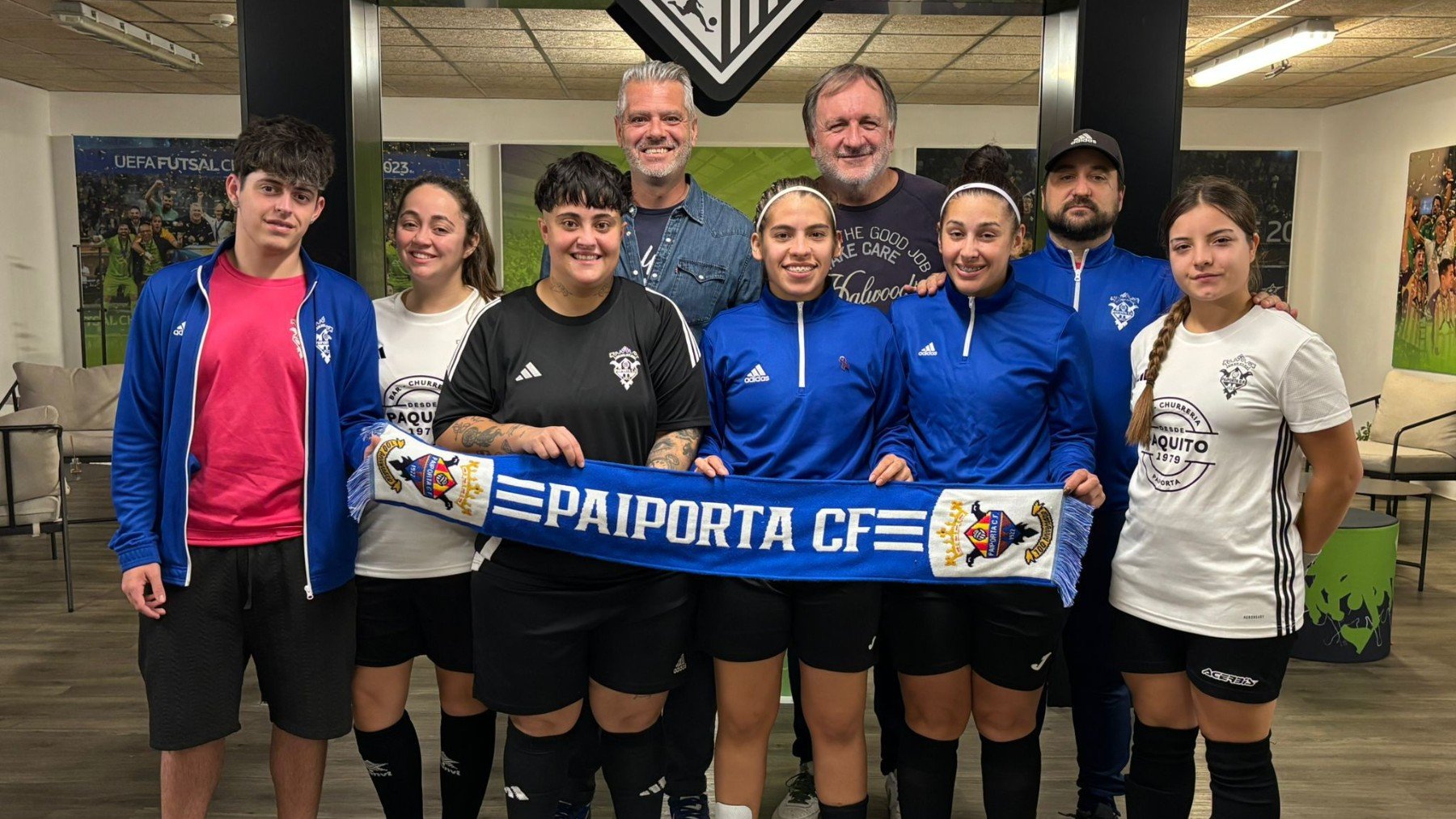 Foto del Paiporta FC en Son Moix.