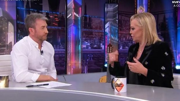 Pablo Motos y Belén Esteban en 'El Hormiguero'.