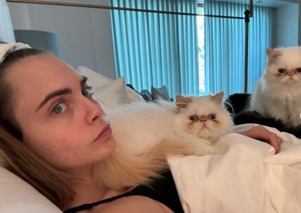 Cara Delevingne en su cuenta de Instagram.