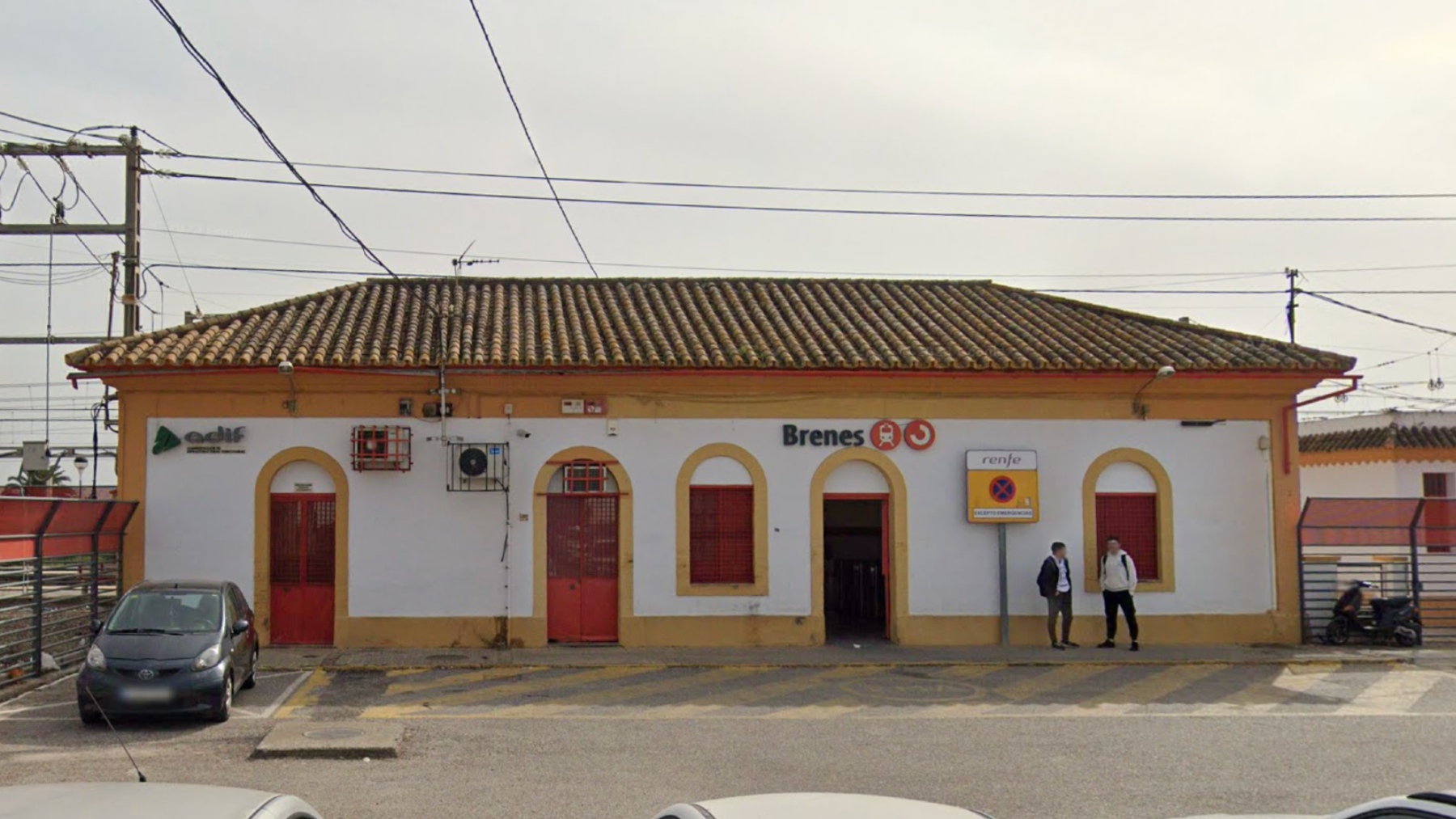 Estación de Renfe en Brenes.