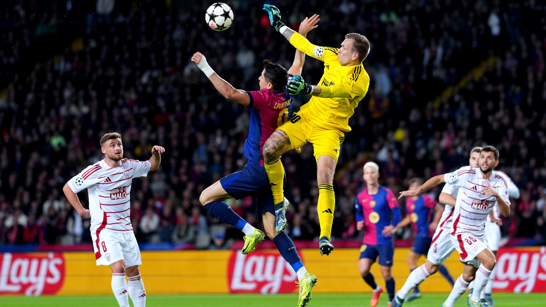 Barcelona – Brest hoy en directo: dónde ver gratis y alineación del partido de la Champions League online. (Getty)