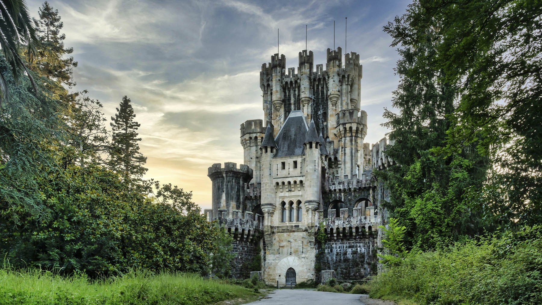 Castillo de Butrón en Bizkaia. Foto: Pexels.