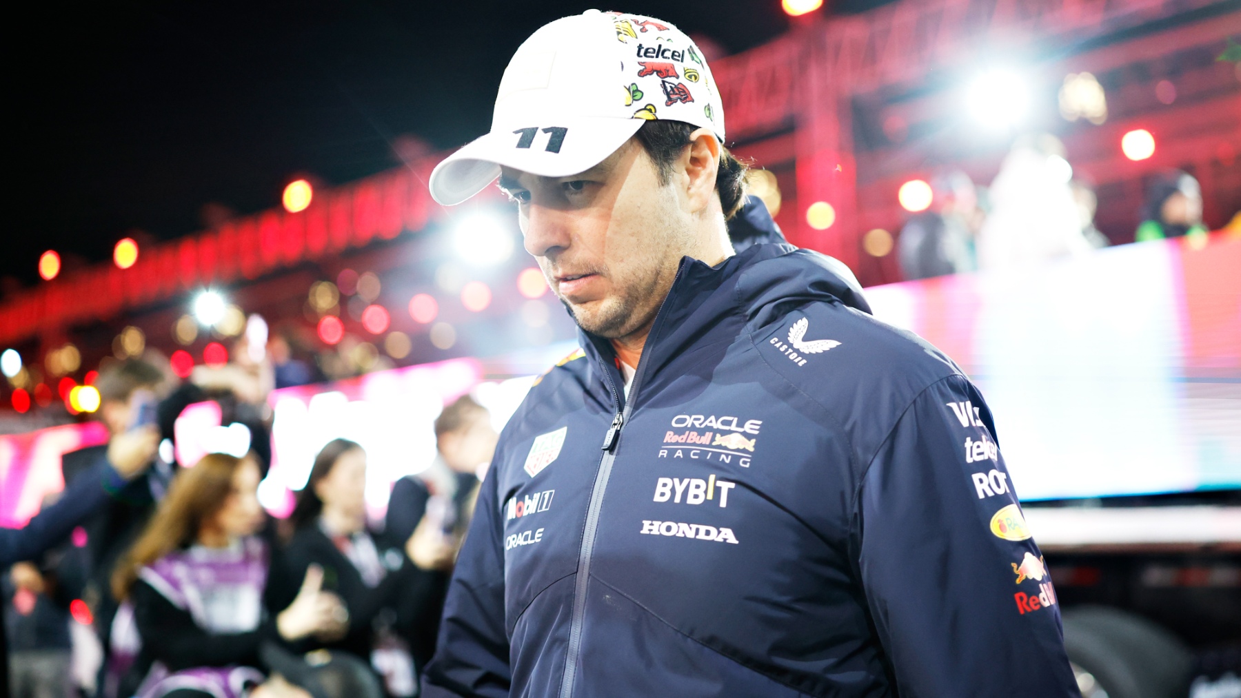 Checo Pérez en Las Vegas. (Getty)