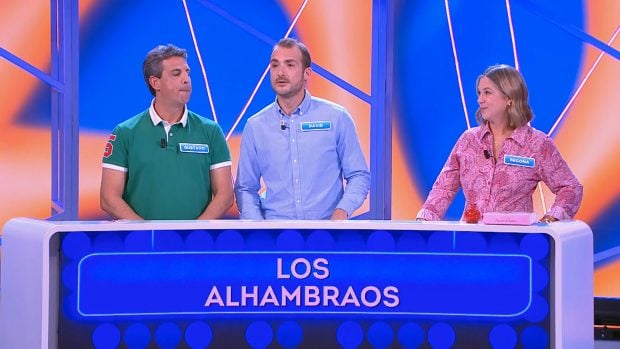 Los Alhambraos, concursantes de Reacción en cadena. (Mediaset)