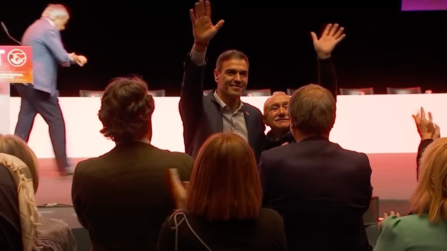 Pedro Sánchez en el 44º Congreso Confederal de UGT