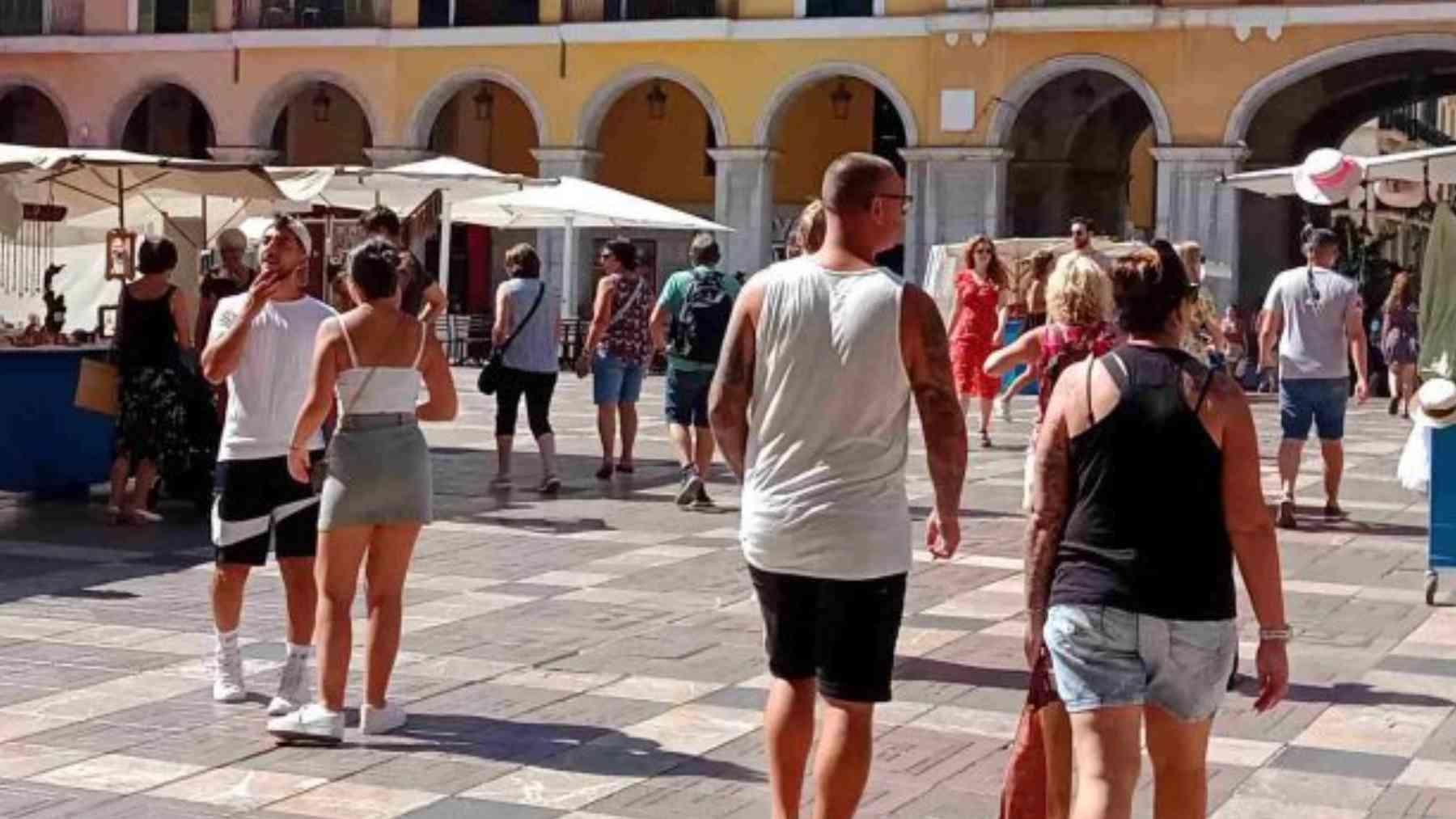 Imagen de la Plaza Mayor de Palma.