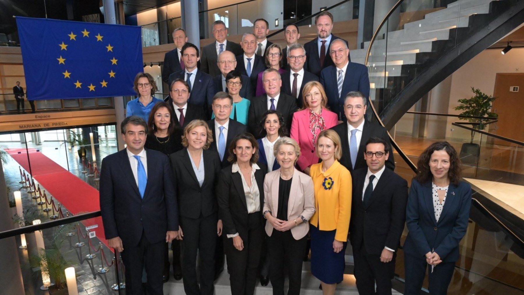 Nuevo equipo de Ursula von der Leyen.