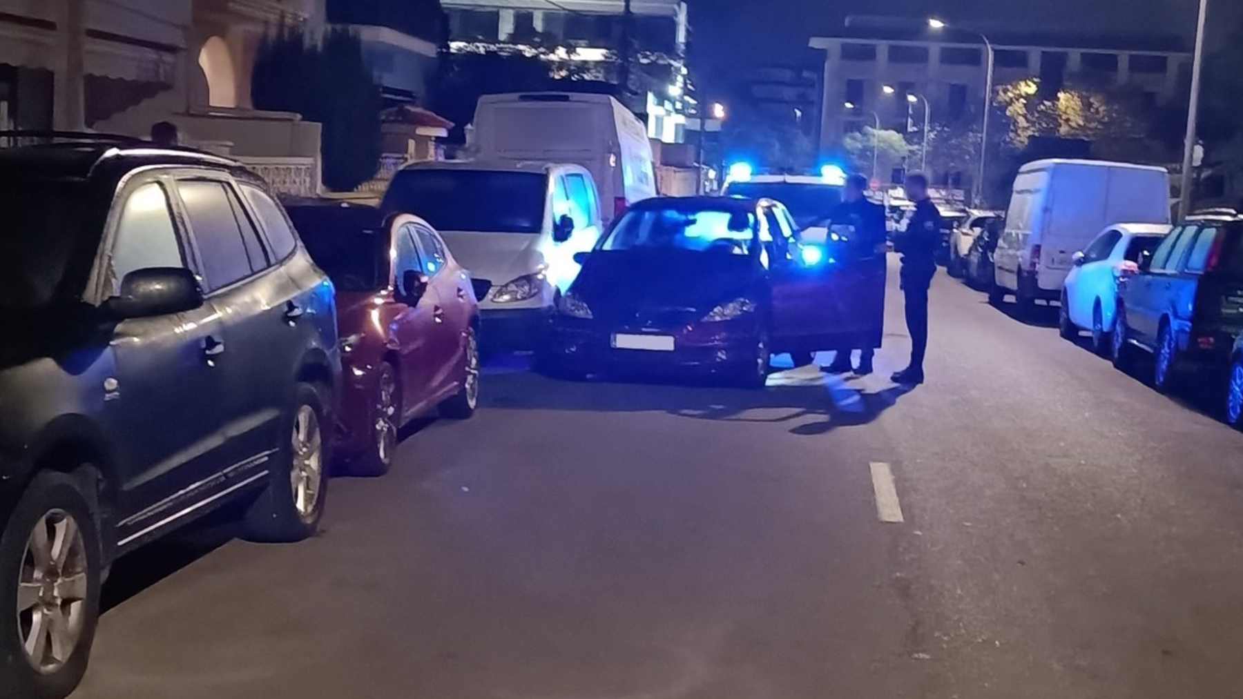 Accidente ocasionado por la mujer detenida. POLICÍA LOCAL DE PALMA