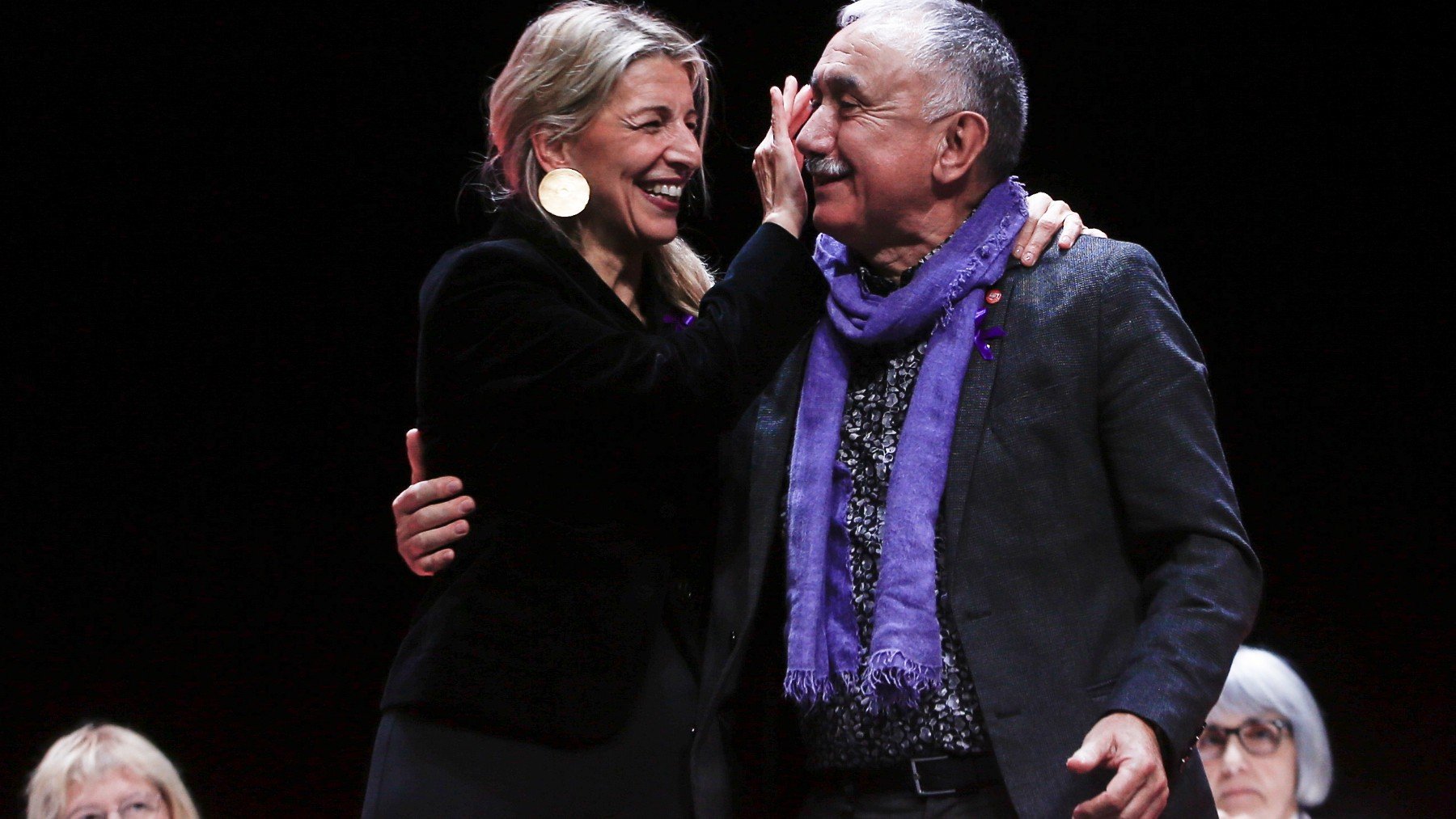 Yolanda Díaz y Pepe Álvarez. (EFE)