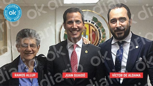 Aldama no mentía: ésta es la foto que demuestra que se reunió con Guaidó por encargo de Sánchez