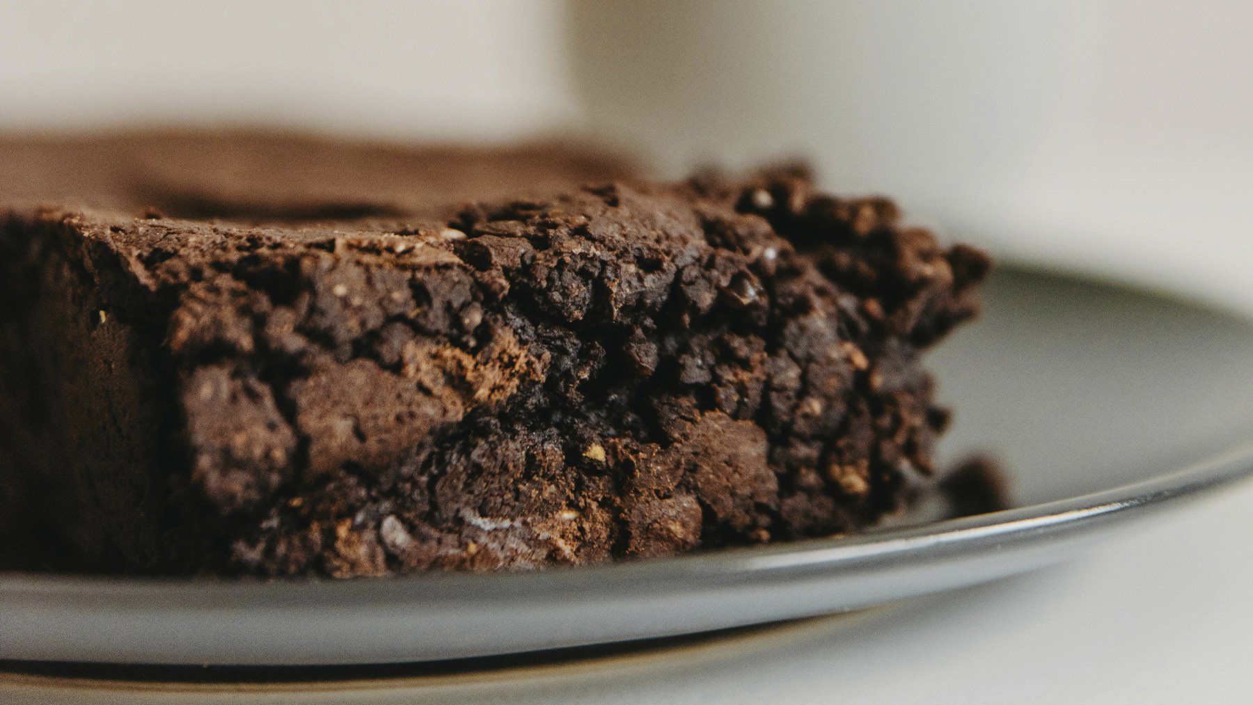 Brownie en primer plano. Foto: Pexels.