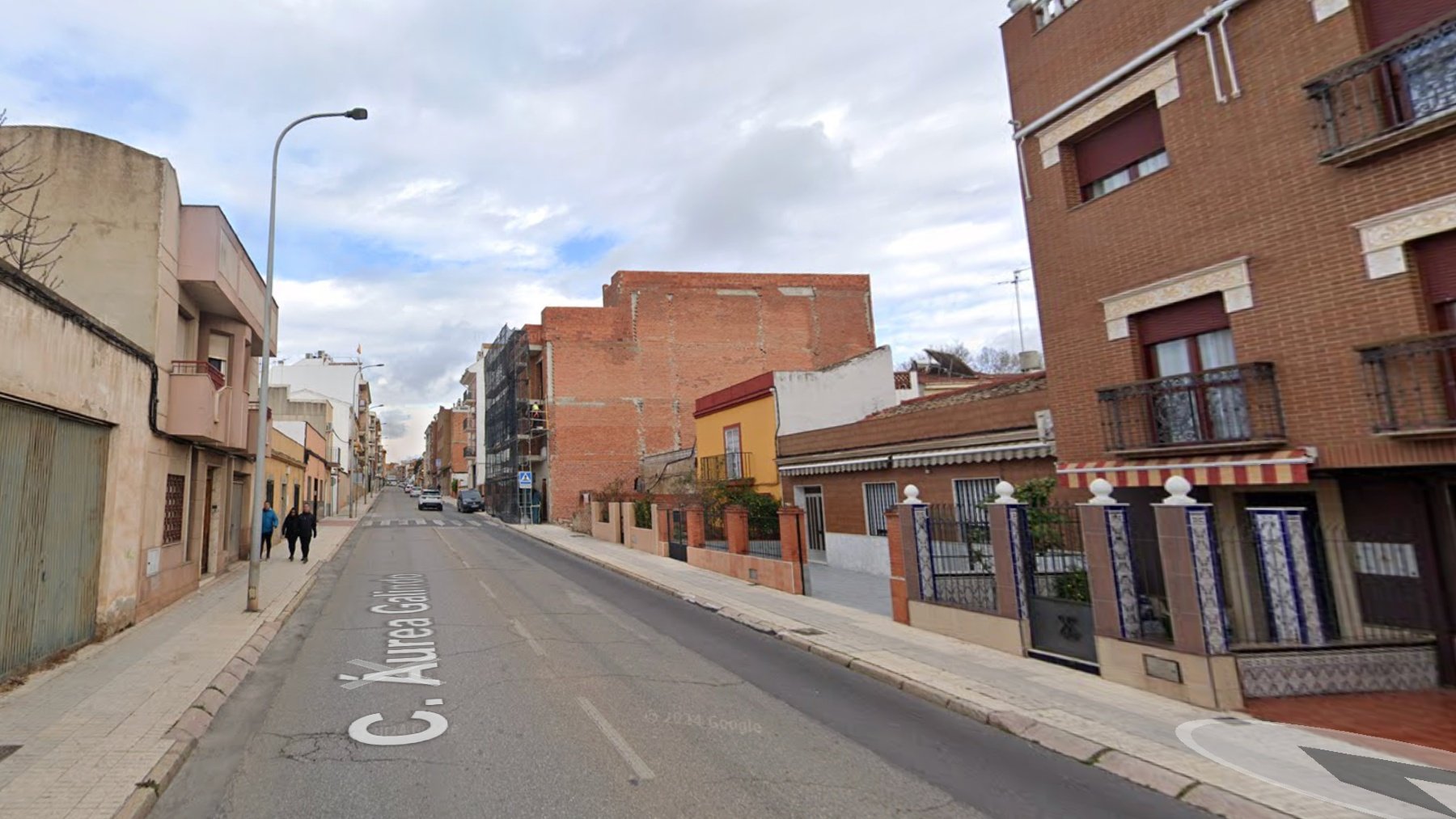 Calle Áurea Galindo, en Linares (Jaén), lugar de los hechos.