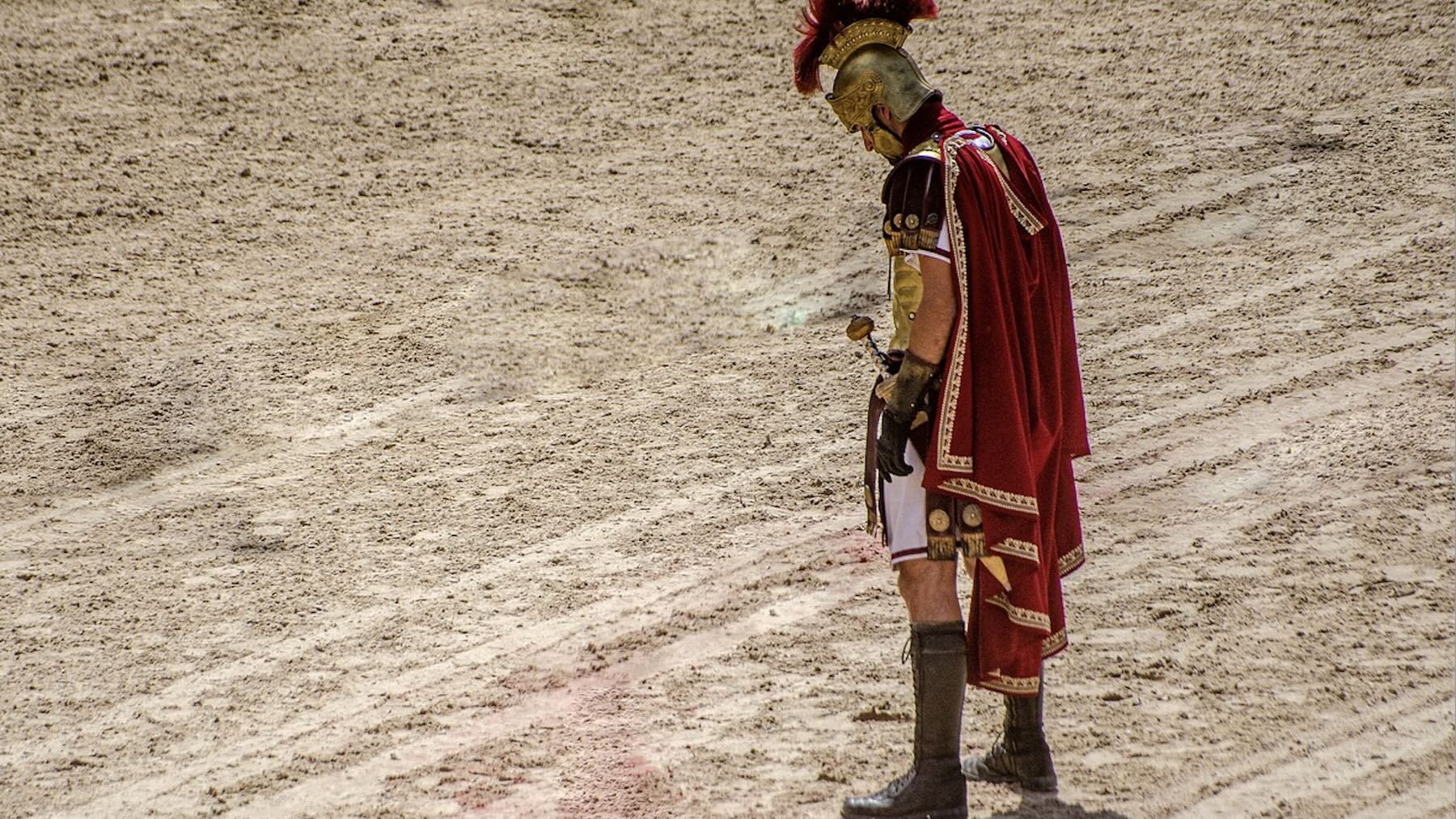 Gladiador. Foto: Pixabay.