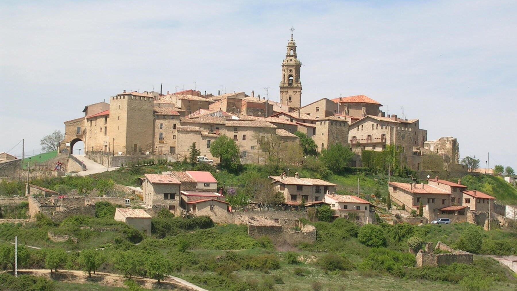 Vistas de Labraza. Foto: Castillos de España.