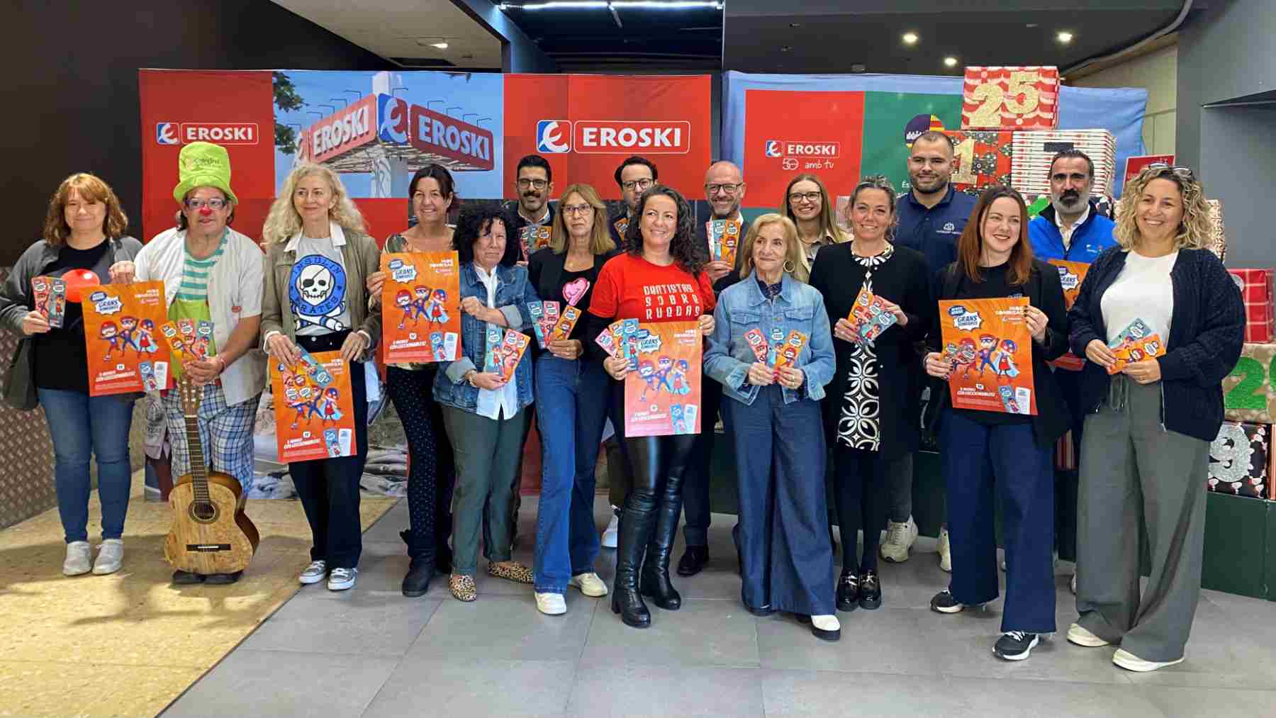 Eroski presenta la XII edición de ‘MideSonrisas’ a favor de 14 asociaciones de ayuda a la infancia.