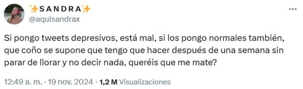 Sandra Pérez responde a las críticas. (X)