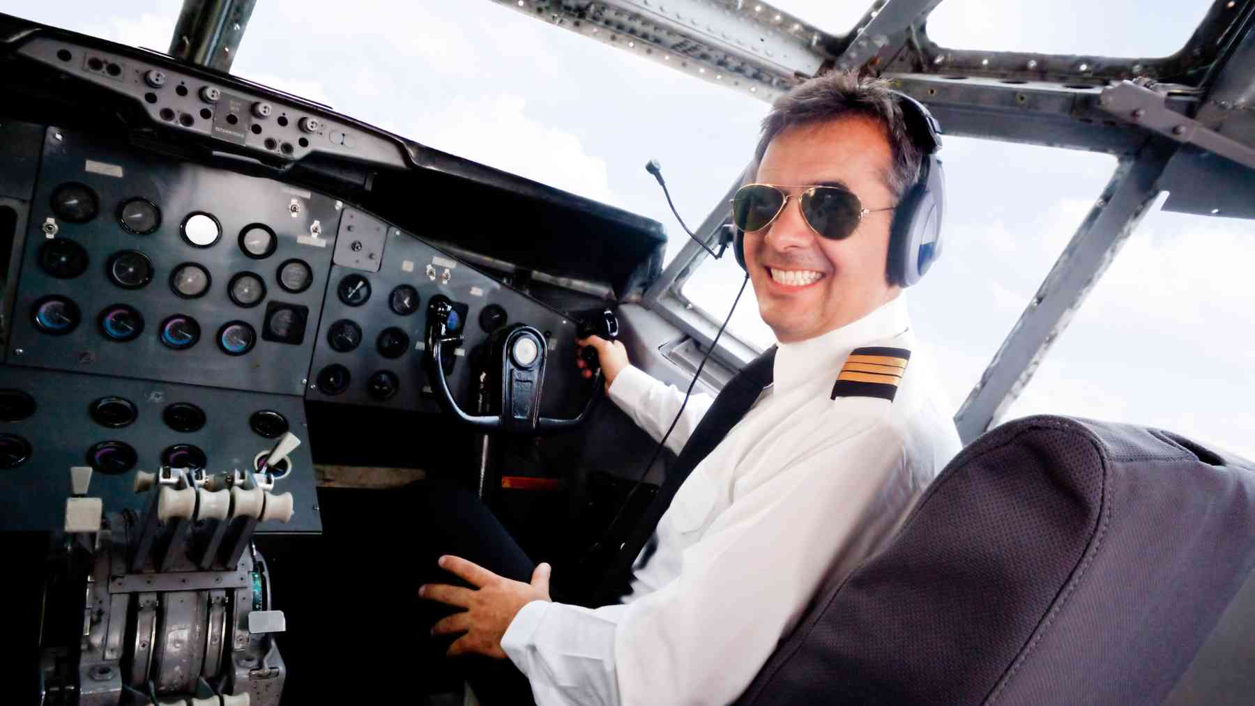 Un piloto de avión.