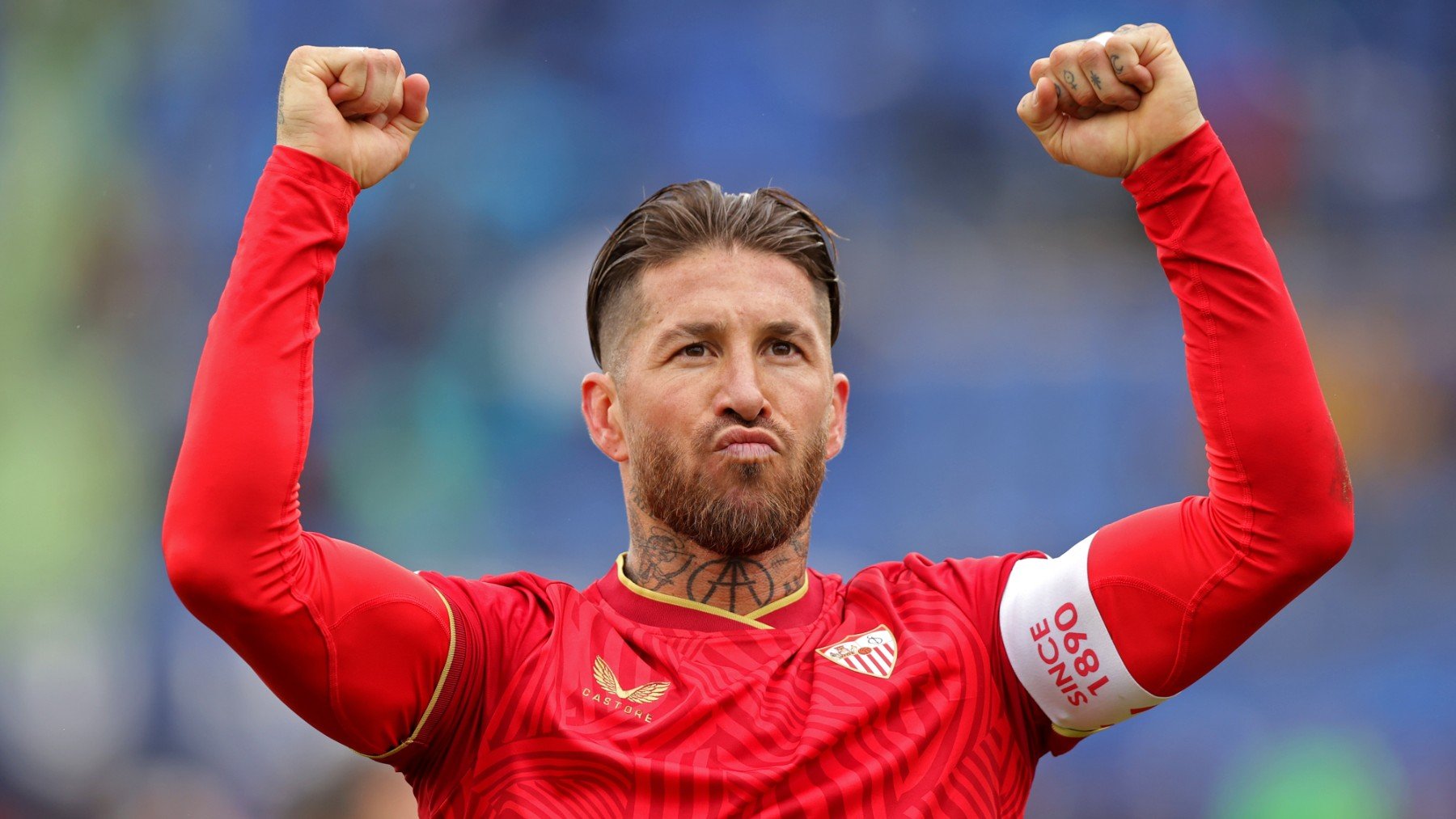 Sergio Ramos, durante su última etapa en el Sevilla. (Getty)