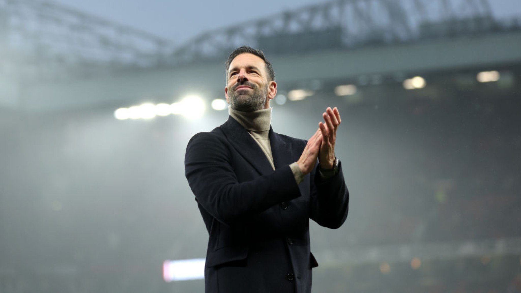 Van Nistelrooy, en un partido con el Manchester United. (Getty)