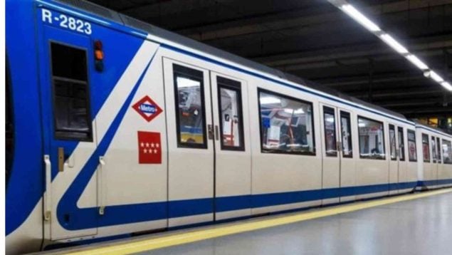 Estación de Metro de Madrid, caf, trenes