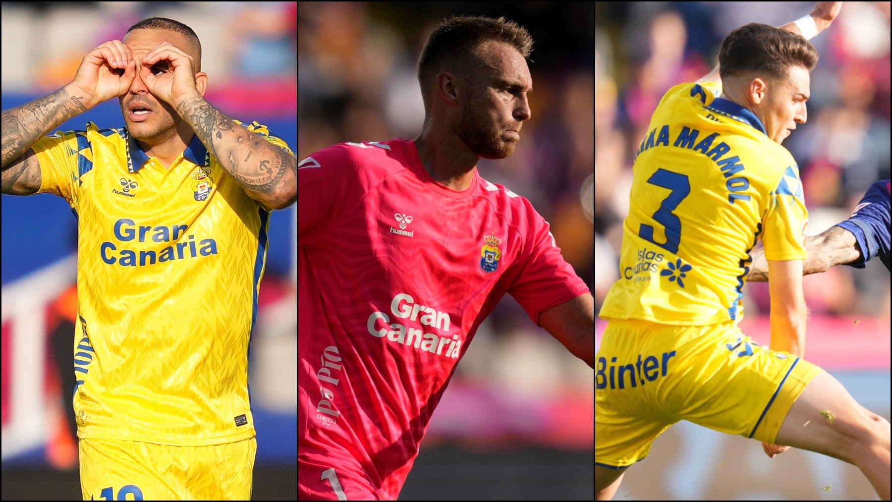 Sandro, Cillessen y Mika Mármol.