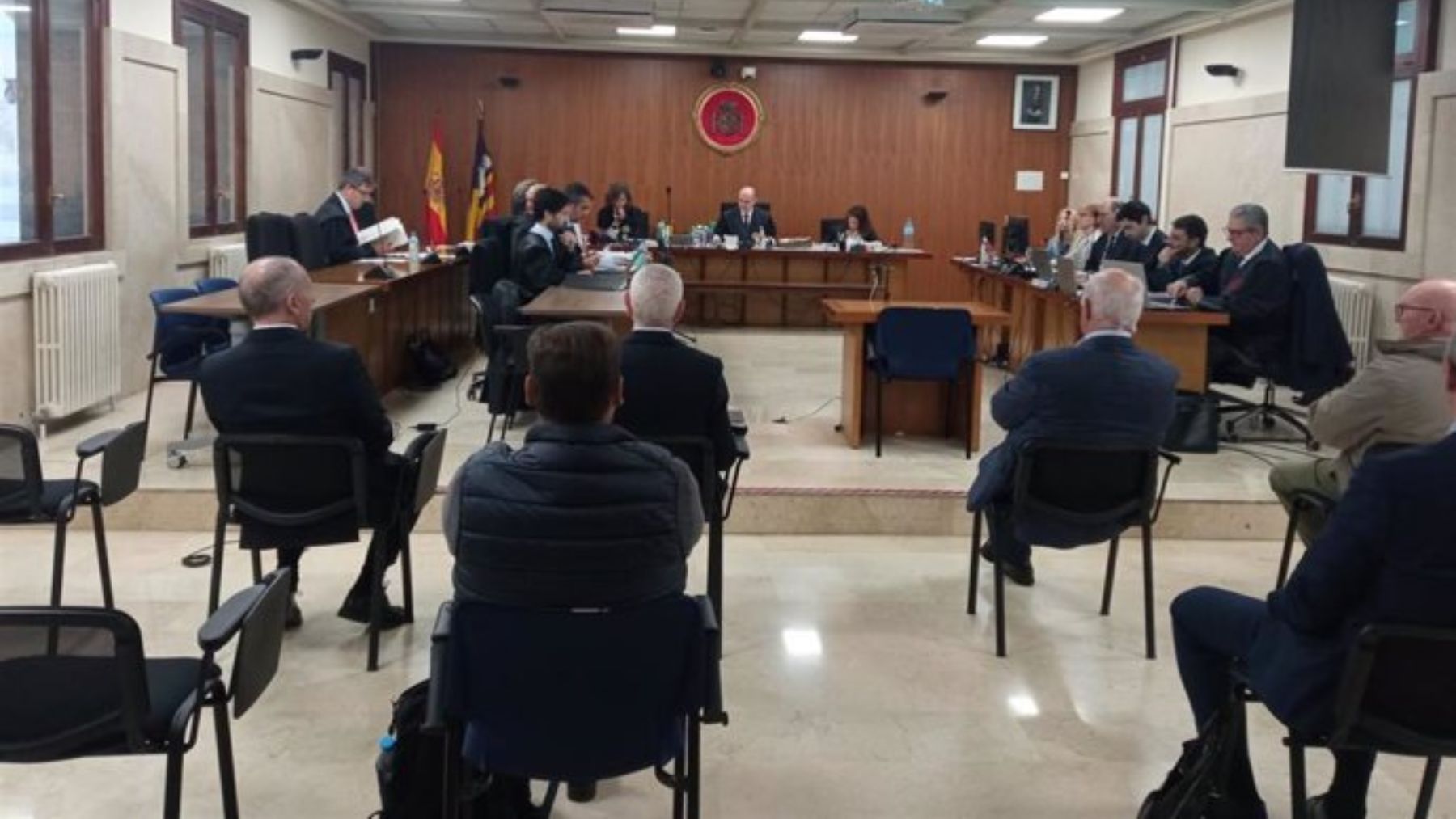 Una sesión del juicio por el ‘caso Calanova’ en la Audiencia de Palma.