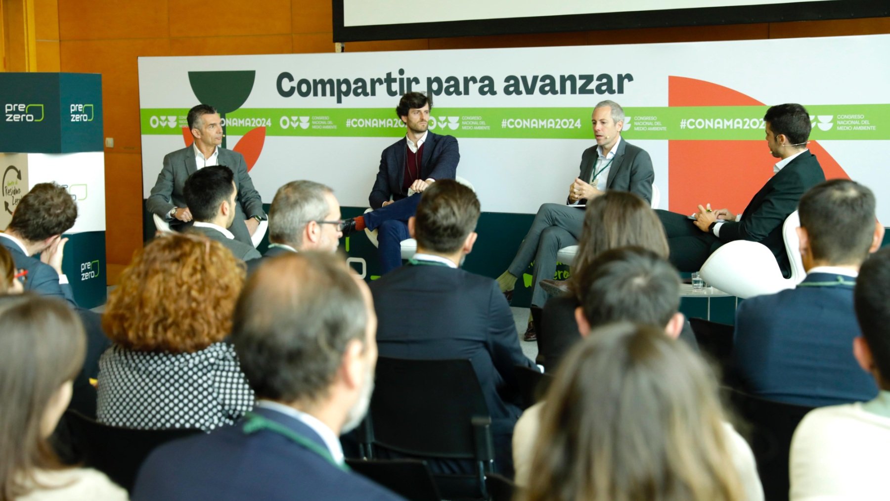 Un momento de la mesa dinámica organizada por PreZero España en la 17ª edición del Congreso Nacional del Medio Ambiente (CONAMA)