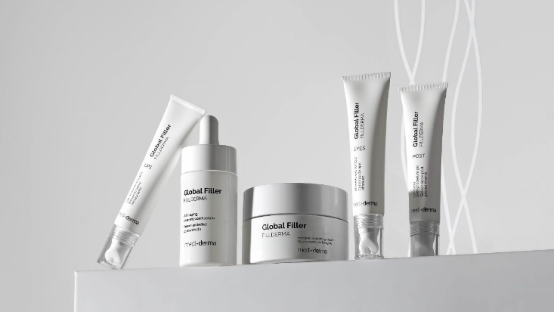 Una muestra de productos Mediderma.